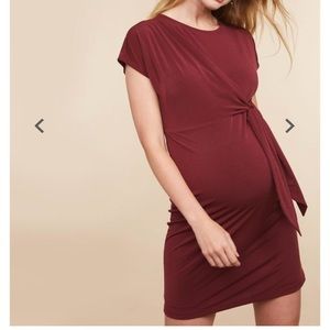 NWT Motherhood Sheath Side Tie Dress